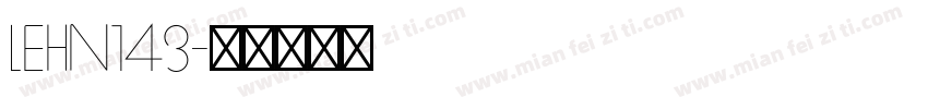 LEHN143字体转换
