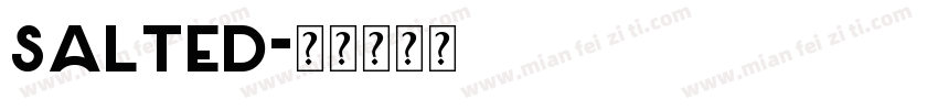 salted字体转换