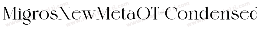 MigrosNewMetaOT-CondensedBook字体转换