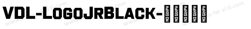 VDL-LogoJrBlack字体转换