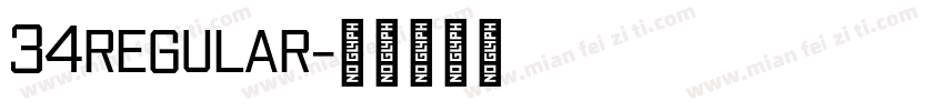 34regular字体转换