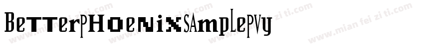 BetterPhoenixSample-PvY2字体转换