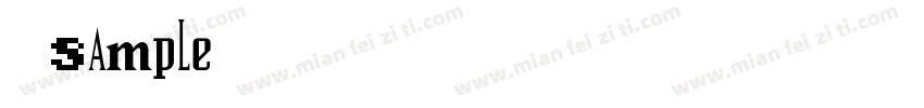 宋体sample字体转换