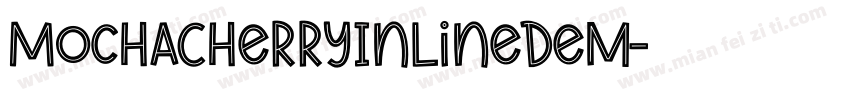 MochaCherryInLineDem字体转换