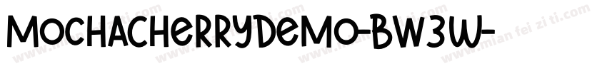 MochaCherryDemo-BW3w字体转换