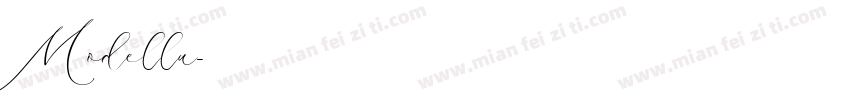 Modella字体转换