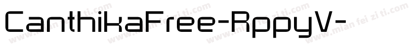 CanthikaFree-RppyV字体转换
