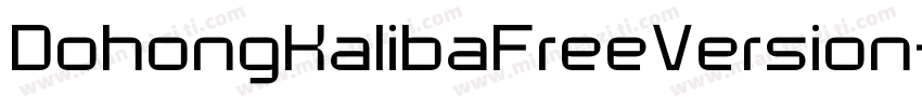 DohongKalibaFreeVersion-lnde字体转换