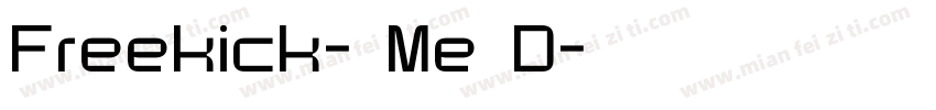 Freekick-8Me2D字体转换