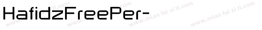 HafidzFreePer字体转换