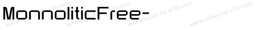 MonnoliticFree字体转换