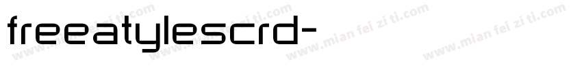 freeatylescrd字体转换