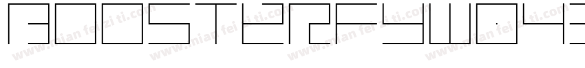 BoosterFYW04-Regular字体转换