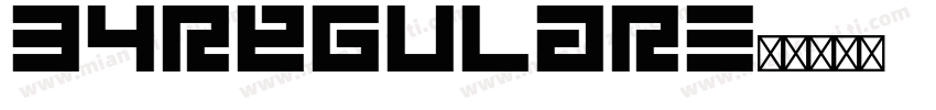 34regular字体转换