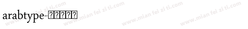 arabtype字体转换