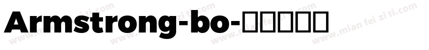 Armstrong-bo字体转换
