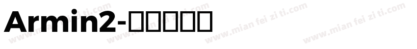 Armin2字体转换