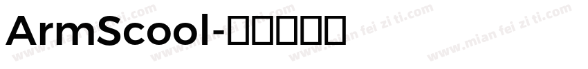 ArmScool字体转换