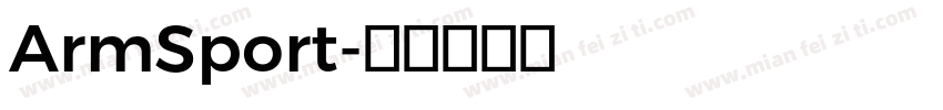 ArmSport字体转换