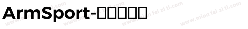 ArmSport字体转换