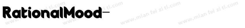 RationalMood字体转换