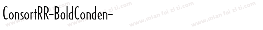 ConsortRR-BoldConden字体转换