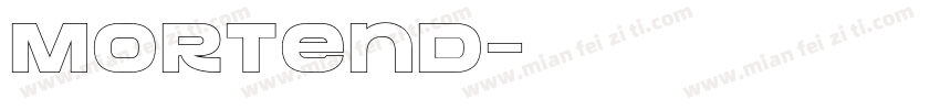 Mortend字体转换