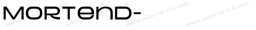 Mortend字体转换