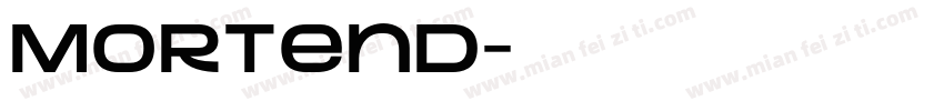 Mortend字体转换