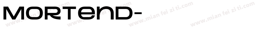 Mortend字体转换