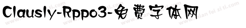 Clausly-Rppo3字体转换