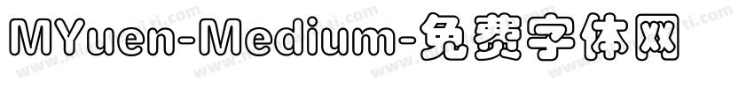 MYuen-Medium字体转换