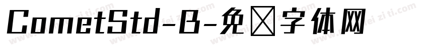 CometStd-B字体转换