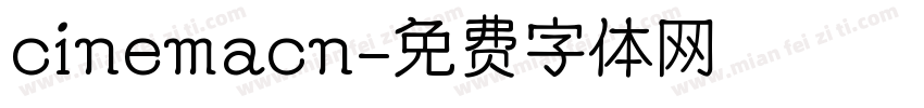 cinemacn字体转换