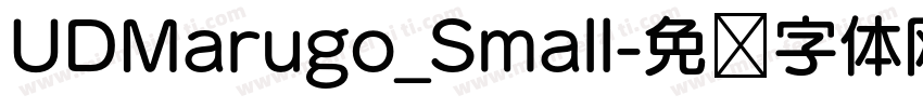 UDMarugo_Small字体转换