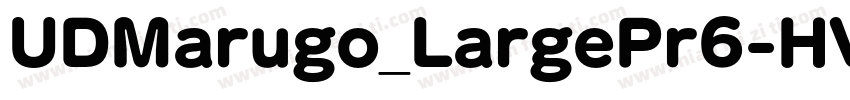 UDMarugo_LargePr6-HV字体转换