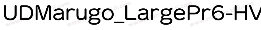 UDMarugo_LargePr6-HV字体转换