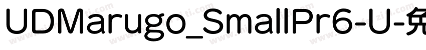 UDMarugo_SmallPr6-U字体转换