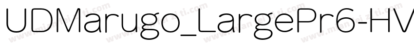 UDMarugo_LargePr6-HV字体转换