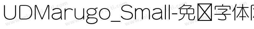 UDMarugo_Small字体转换