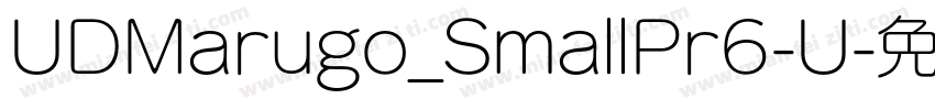 UDMarugo_SmallPr6-U字体转换