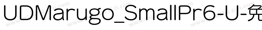 UDMarugo_SmallPr6-U字体转换