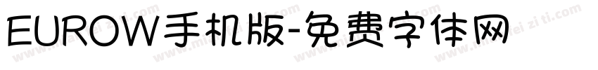 EUROW手机版字体转换