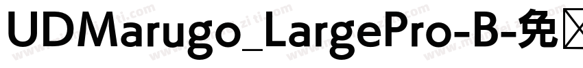 UDMarugo_LargePro-B字体转换