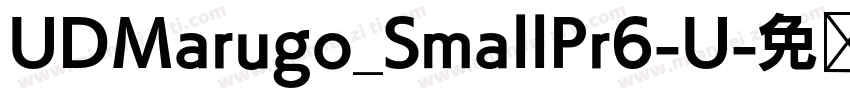 UDMarugo_SmallPr6-U字体转换