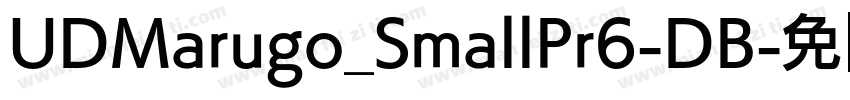 UDMarugo_SmallPr6-DB字体转换