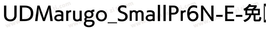 UDMarugo_SmallPr6N-E字体转换