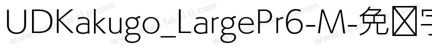 UDKakugo_LargePr6-M字体转换
