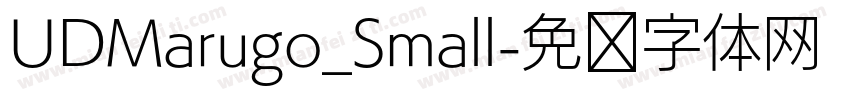 UDMarugo_Small字体转换