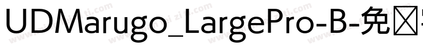 UDMarugo_LargePro-B字体转换